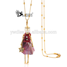 Fashion Doll Necklace,Women Doll Necklace,Doll Pendant Necklace 2015 New Design For Christmas